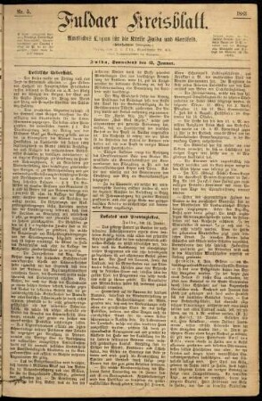 Ausgabe vom Samstag, den 13. Januar 1883.