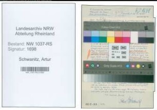 Entnazifizierung Artur Schwanitz , geb. 00.00.0000 (Lehrer)