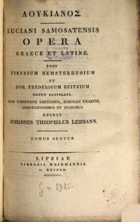 Lukianos, 6. Imagines [u.a.]