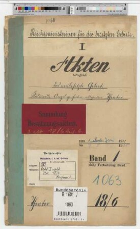 Das neubesetzte Gebiet: Kulturelle Angelegenheiten insbes. Theater