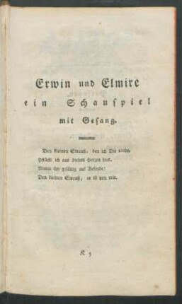 Erwin und Elmire