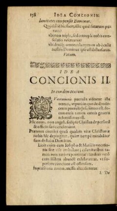 Idea Concionis II.