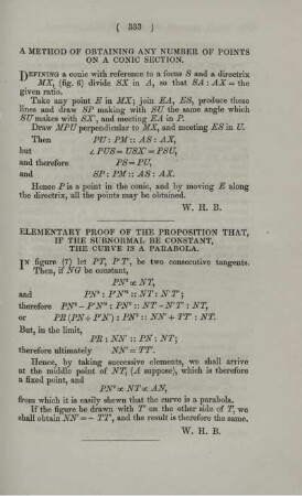 A method of obtaining any number of points on a conic section.