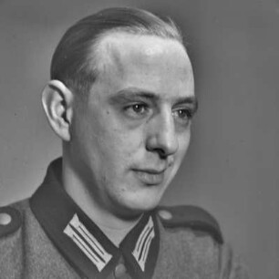 Porträt. Erich Rinkas Bruder Kurt Rinka als Soldat in Wehrmachtsuniform.