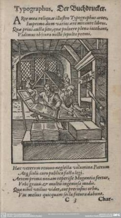 Typographus. Der Buchdrucker.