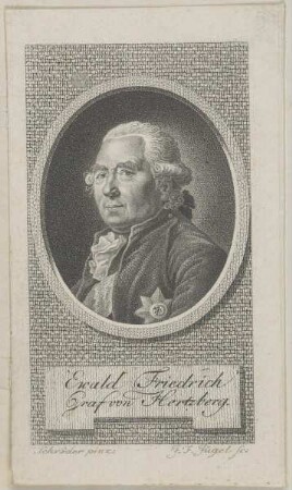 Bildnis des Ewald Friedrich von Hertzberg