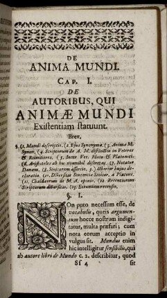 De Anima Mundi.