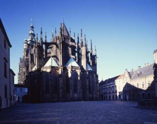 Katholische Kathedrale Sankt Veit, Chor, Prag, Hradschin, Tschechische Republik