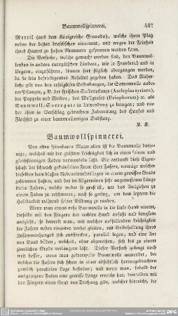 Baumwollspinnerei