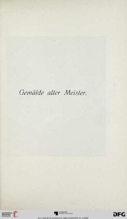 Gemälde alter Meister (Nr. 156-201)