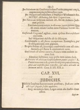 Cap. XVI. De Judiciis.