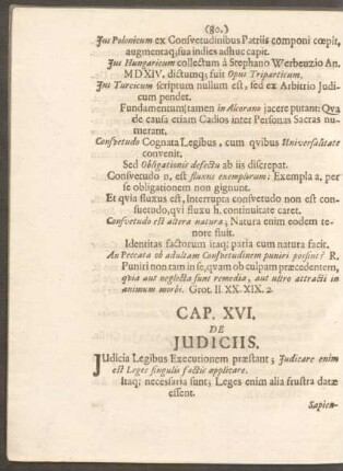 Cap. XVI. De Judiciis.
