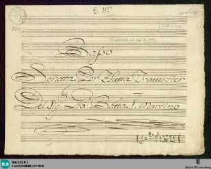 Sonatas - Mus. Hs. 839 : fl, b; C