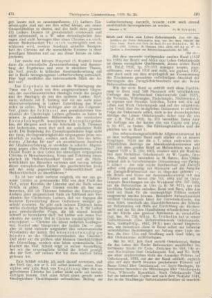 476-477 [Rezension] Briefe und Akten zum Leben Oekolampads. Bd. II: 1527 - 1593