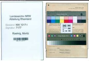 Entnazifizierung Moritz Roehrig , geb. 12.02.1888 (Eisenwareneinzelhaendler)