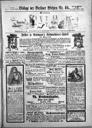 Beilage der Berliner Wespen Nr. 40
