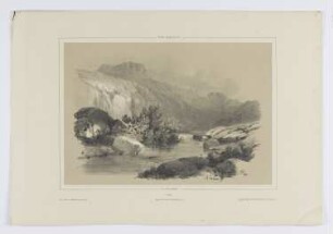 Berglandschaft mit Fluss, Blatt 46 der Folge "Landschaftsstudien"