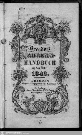 1842: Dresdner Adress-Handbuch : auf das Jahr ...
