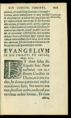 Evangelium In Die Philippi Et Iacobi ...