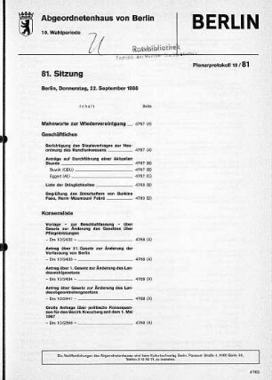 Nr. 81, 22. September 1988