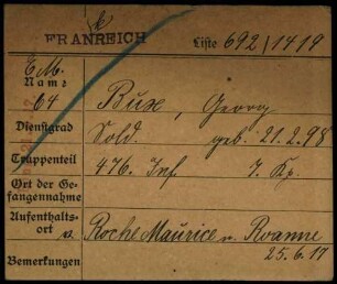Bux, Georg - Buzengeiger, Karl