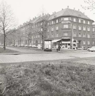 Dresden-Plauen, Münchner Straße 40-46/ Würzburger Straße 64. Wohnhaus mit Laden (vor 1929)
