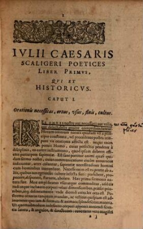 Ivlii Caesaris Scaligeri A Bvrden, Viri Clarissimi, Poetices libri septem