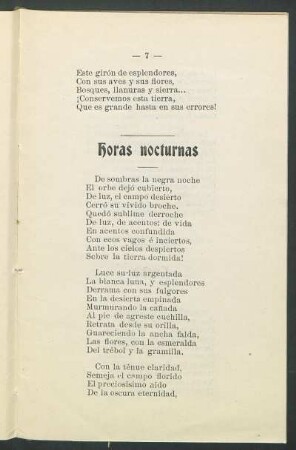 Horas nocturnas