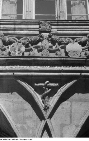 Detail des Erkers von Barthels Hof