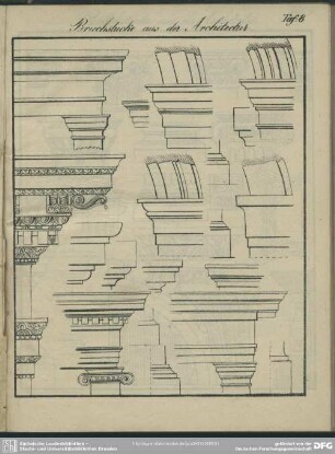 Bruchstücke aus der Architectur