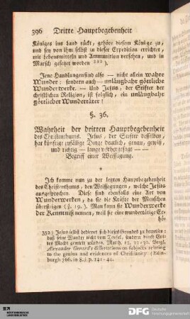 Dritte Hauptbegebenheit des Christenthums