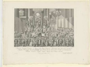 Krönung Lepold's II zum König von Ungarn