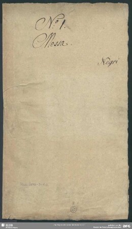 Masses. Arr - Mus.3846-D-1,2 : V (4), Coro, orch - D