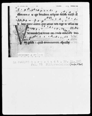 Graduale — Initiale V, Folio 73recto