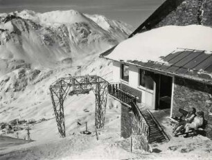 An der Bergstation der Galzigbahn