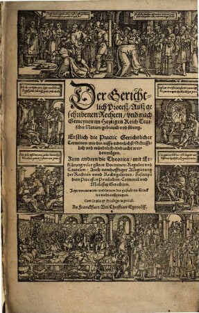 Der gerichtlich Proceß auß geschribenen Rechten