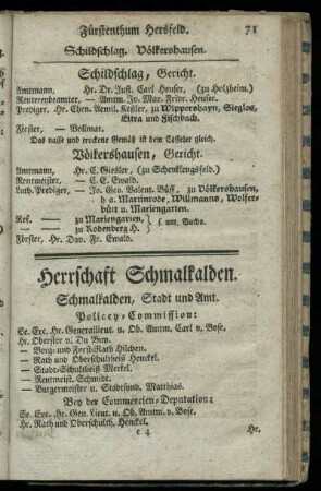 Herrschaft Schmalkalden