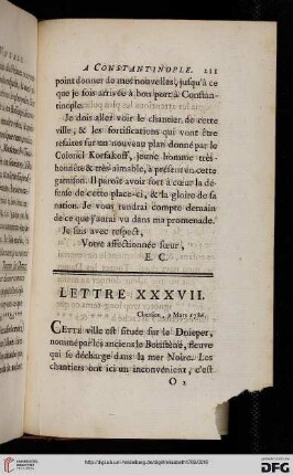 Lettre XXXVII