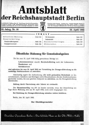 1942,16: Nr. 16, 19. April 1942