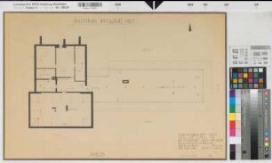 Soest, Amtsgericht und Gefängnis, Erweiterungsbau, Dachgeschoss, Grundriss, Baubestandszeichnung
