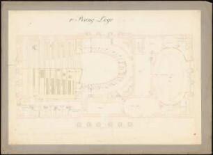 Nationaltheater, Berlin: Grundriss 1. Rang Loge
