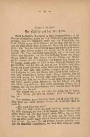 Viertes Kapitel. Der Befreite und der Gerichtete