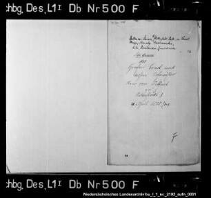 Studium des Grafen Ernst zu Holstein-Schaumburg an der Universität Helmstedt