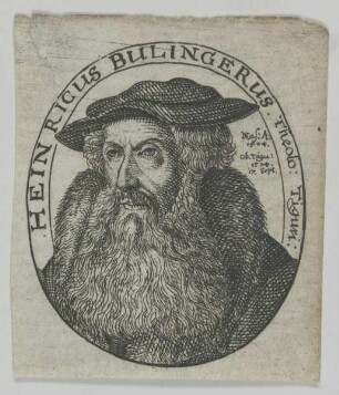 Bildnis des Heinricus Bulingerus