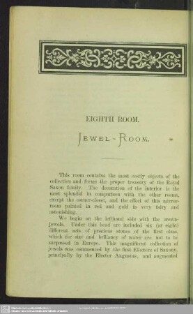 Eighth room. Jewel-Room