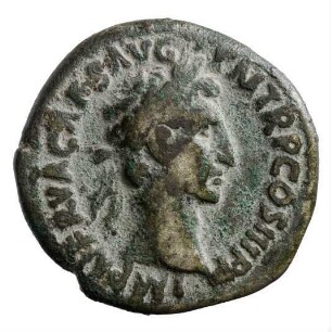 Münze, Denar, 97 n. Chr.