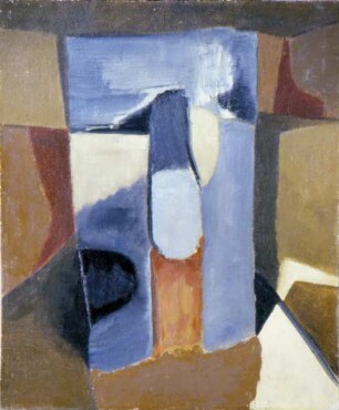 Figuration eingeschlossen in Braun und Grau