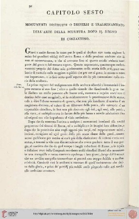 Capitolo sesto