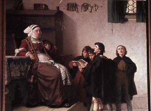 Luther als Kurrende-Schüler