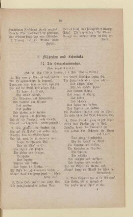 3. Mährchen und Schwänke
